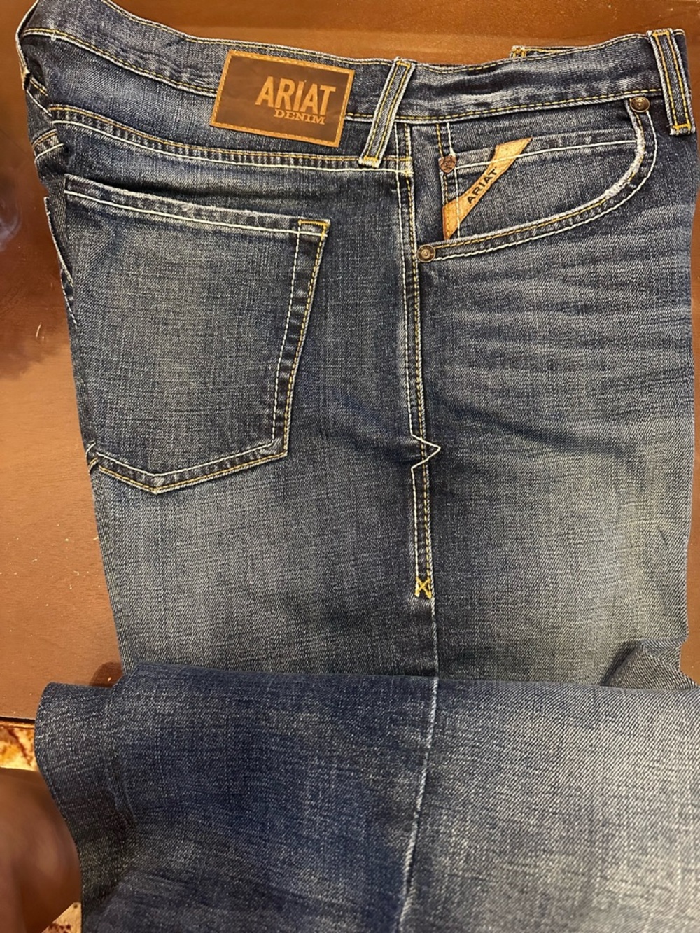 Ariat Men's Dark Blue Slim Straight Jeans